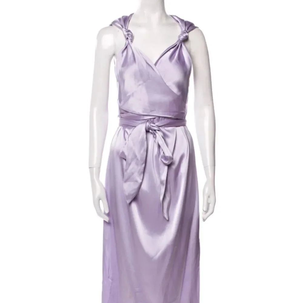 Nanuska Silk Purple Dress - BRAND NEW w Tags - Medium - Tie - Size Small